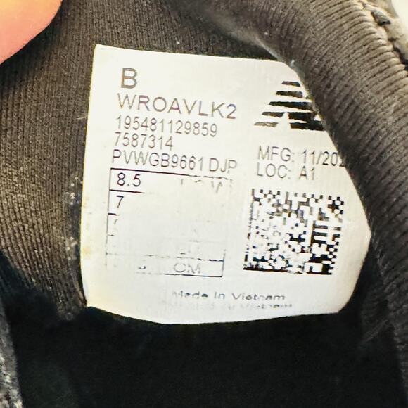 New Balance Shoes Womens 8.5 Black Fresh Foam Roav V2 Running Sneakers Comfort - Picture 12 of 13